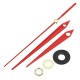 5pcs 20mm Shaft Length DIY Red Triangle Hands Silent Quartz Wall Clock Movement Mechanism For Replacement 5pcs 20mm Shaft Length DIY Red Triangle Hands Silent Quartz Wall Clock Movement Mechanism For Replacement