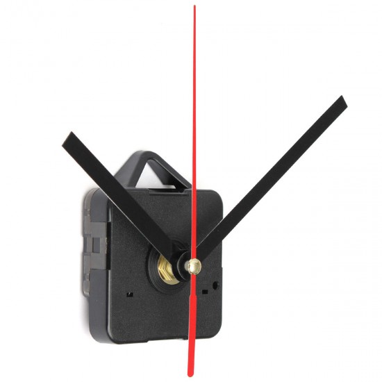 Black & Red Hands DIY Quartz Wall Clock Movement Mechanism Black & Red Hands DIY Quartz Wall Clock Movement Mechanism