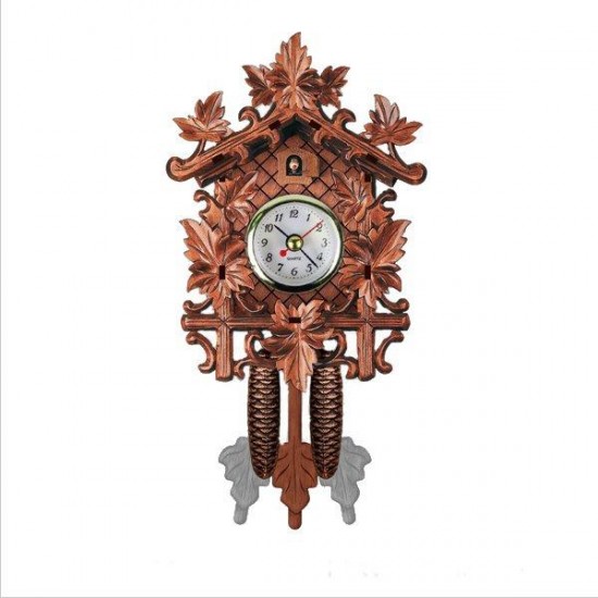 Cuckoo Wall Clock Bird Decorations For Home Cafe Restaurant Art Vintage Chic Swing Living Room