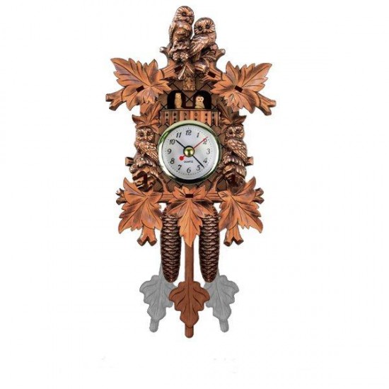 Cuckoo Wall Clock Bird Decorations For Home Cafe Restaurant Art Vintage Chic Swing Living Room