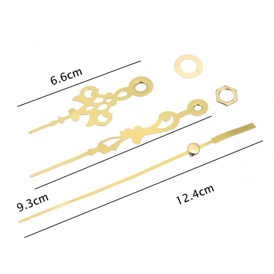 DIY Replacement Quartz Clock Movement Hands Mute Mechanism Repair Kit