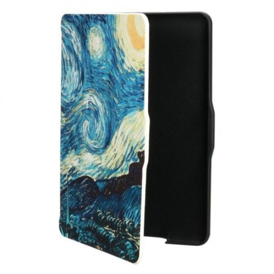 Ebook Reader Flip Folio Case Cover Van Gogh Painting For Amazon Kindle Paperwhite