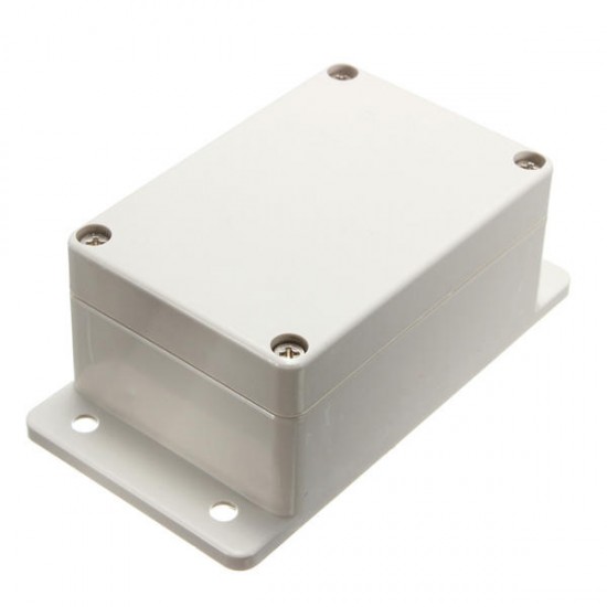 3Pcs White Plastic Waterproof Electronic Case PCB Box 100x68x50mm