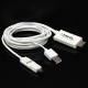 2.5m/ 8FT Micro USB To MHL HD 1080P Cable Adapter For Note