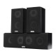 100W 4 Inch HiFi Double Treble Center Channel Passive Home Audio Speaker Theatre System