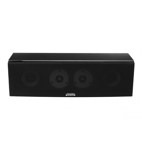 100W 4 Inch HiFi Double Treble Center Channel Passive Home Audio Speaker Theatre System