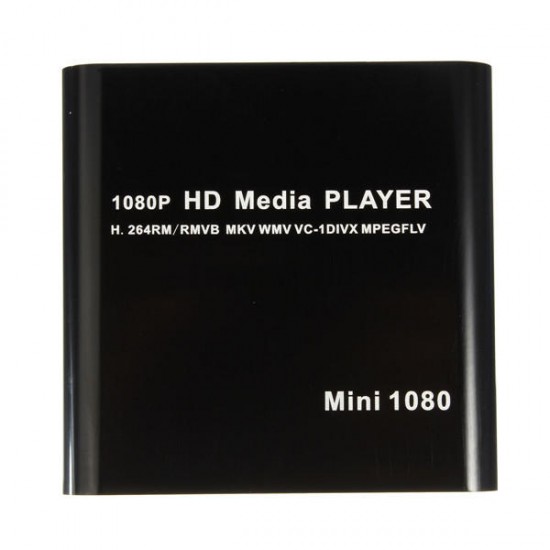 1080P Mini HDD Media Player MKV/H.264/RMVB Full HD With Card Reader