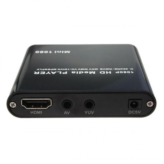 1080P Mini HDD Media Player MKV/H.264/RMVB Full HD With Card Reader