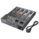 4 Channel Professional Live Mixing Studio Audio Sound USB KTV Karaoke Mixer Console