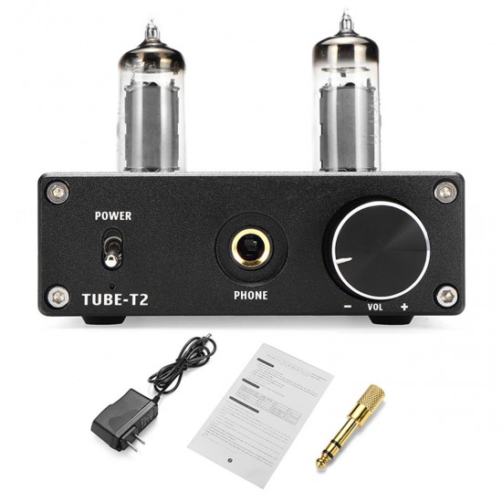 Tube-T2 120mW HIFI Lossless 6K4 Vacuum Tube Desktop Headphone Preamplifier Amplifier Tube-T2 120mW HIFI Lossless 6K4 Vacuum Tube Desktop Headphone Preamplifier Amplifier