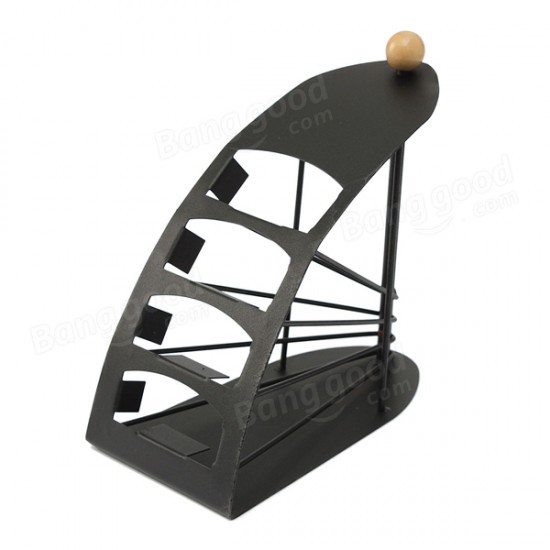 4 Layers Sailing Boat Model Solid Metal Remote Control Holder