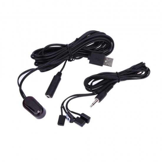 IR Extender 1 Receiver 4 Emitter Emitters Repeater Kit Infrared Remote USB Adatper IR Extender 1 Receiver 4 Emitter Emitters Repeater Kit Infrared Remote USB Adatper