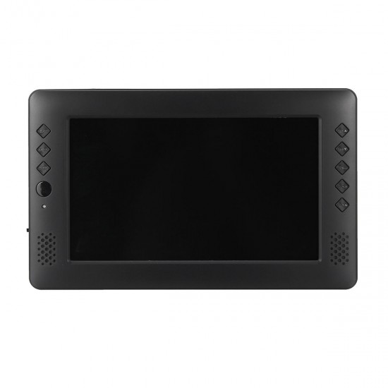 9 Inch DVB-T/T2 DTV FM HD 1080P H.265 Portable Mini TV Support HD AV Out