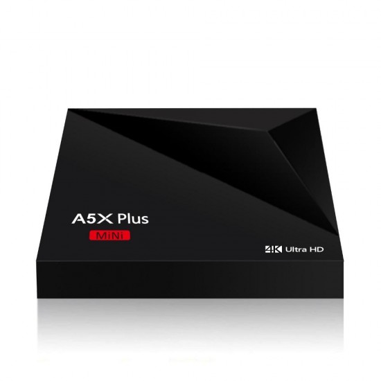 A5X Plus Mini RK3328 2GB 16GB 2.4G WIFI Android 9.0 4K VP9 H.265 TV Box