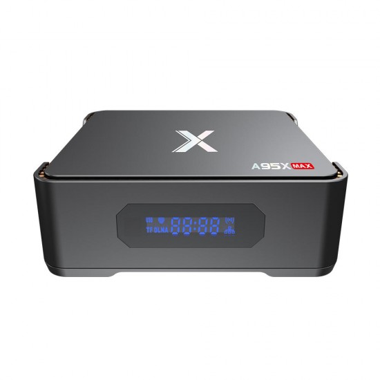 A95X Max S905X2 2GB 32GB 1000M LAN 2.4G 5G WIFI Bluetooth 4.2 Android 8.1 4K USB3.0 H.265 VP9 TV Box Support SATA 2.5 Inch HDD Video Recording