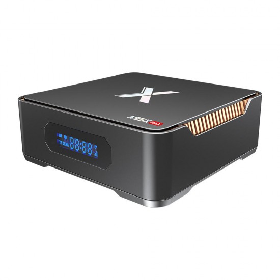 A95X Max S905X2 4GB RAM 64GB ROM 1000M LAN 2.4G 5G WIFI Bluetooth 4.2 Android 8.1 4K USB3.0 H.265 VP9 TV Box Mini PC Support SATA 2.5 Inch HDD Video Recording