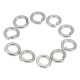 100Pcs M3 304 Stainless Steel Split Lock Washers Spring Washers