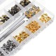 6mm 8mm 180Pcs Leather Double Cap Rivet Buttons Fixing Setting Kit Belts DIY Craft Repair Decoration 6mm 8mm 180Pcs Leather Double Cap Rivet Buttons Fixing Setting Kit Belts DIY Craft Repair Decoration
