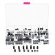 Suleve™ M3NR3 140Pcs M3 Black/White Nylon Round Column Non-Threaded Spacer Hollow PCB Standoff Set Suleve™ M3NR3 140Pcs M3 Black/White Nylon Round Column Non-Threaded Spacer Hollow PCB Standoff Set