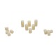 Suleve™ M3NR3 140Pcs M3 Black/White Nylon Round Column Non-Threaded Spacer Hollow PCB Standoff Set Suleve™ M3NR3 140Pcs M3 Black/White Nylon Round Column Non-Threaded Spacer Hollow PCB Standoff Set