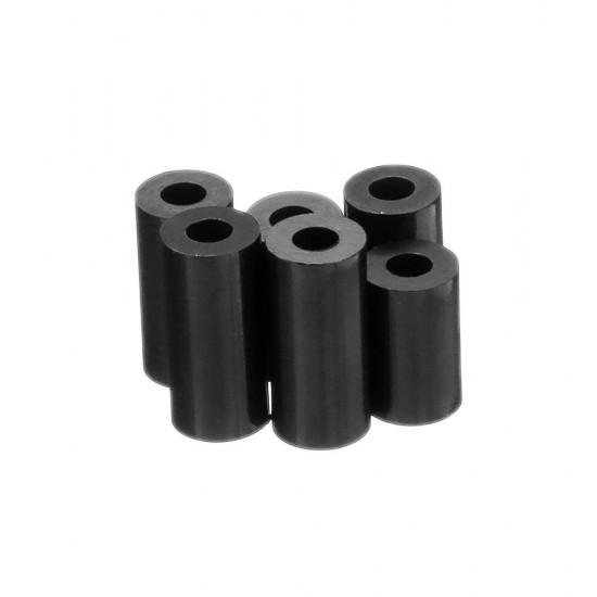 Suleve™ M3NR3 140Pcs M3 Black/White Nylon Round Column Non-Threaded Spacer Hollow PCB Standoff Set Suleve™ M3NR3 140Pcs M3 Black/White Nylon Round Column Non-Threaded Spacer Hollow PCB Standoff Set