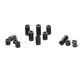 Suleve™ M3NR3 140Pcs M3 Black/White Nylon Round Column Non-Threaded Spacer Hollow PCB Standoff Set Suleve™ M3NR3 140Pcs M3 Black/White Nylon Round Column Non-Threaded Spacer Hollow PCB Standoff Set