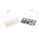 Suleve™ M3NR3 140Pcs M3 Black/White Nylon Round Column Non-Threaded Spacer Hollow PCB Standoff Set Suleve™ M3NR3 140Pcs M3 Black/White Nylon Round Column Non-Threaded Spacer Hollow PCB Standoff Set