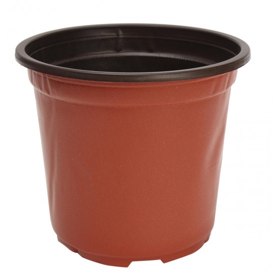 100Pcs Plastic Garden Nursery Pot Flower Terracotta Seedlings Planter Containers Set