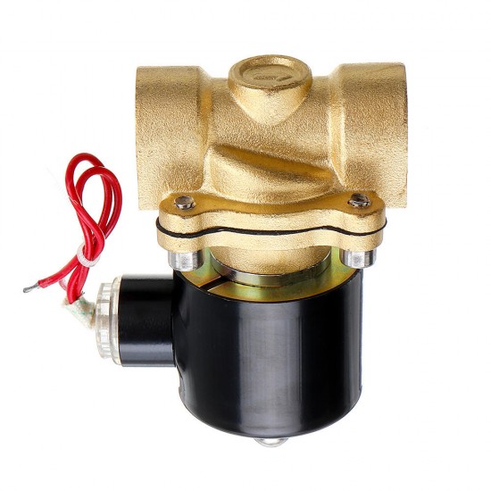 1/2 3/4 1 Inch 220V Electric Solenoid Valve Pneumatic Valve for Water Air Gas Brass Valve Air Valves