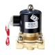 1/2 3/4 1 Inch 220V Electric Solenoid Valve Pneumatic Valve for Water Air Gas Brass Valve Air Valves