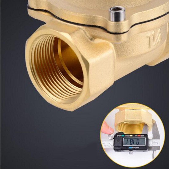 1/2 3/4 1 Inch 220V Electric Solenoid Valve Pneumatic Valve for Water Air Gas Brass Valve Air Valves