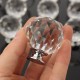 16Pcs 40MM Clear Crystal Glass Handle Knobs for Door Drawer Cabinet Furniture