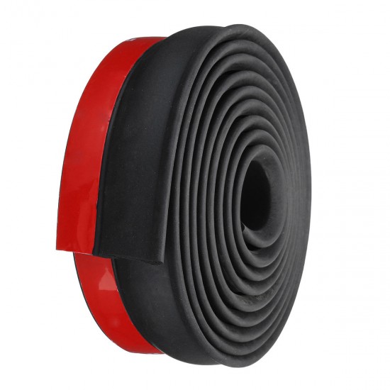 1m/3m/7m Garage Door Bottom Weather Stripping Rubber Sealing Strip Replacement Adehesive