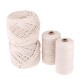 2-5mm Cotton String Twisted Cord Crafting Macrame Rope Decor Hand Braided Wire