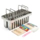 20Pcs Stainless Steel Molds Frozen Ice Cream Pop Popsicle Holder Maker +Sticks Mould 20Pcs Stainless Steel Molds Frozen Ice Cream Pop Popsicle Holder Maker +Sticks Mould
