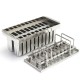 20Pcs Stainless Steel Molds Frozen Ice Cream Pop Popsicle Holder Maker +Sticks Mould