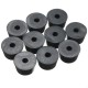 10pcs 16x13x10mm Rubber Chair Ferrule  Anti Scratch Floor Table Feet Leg Protector