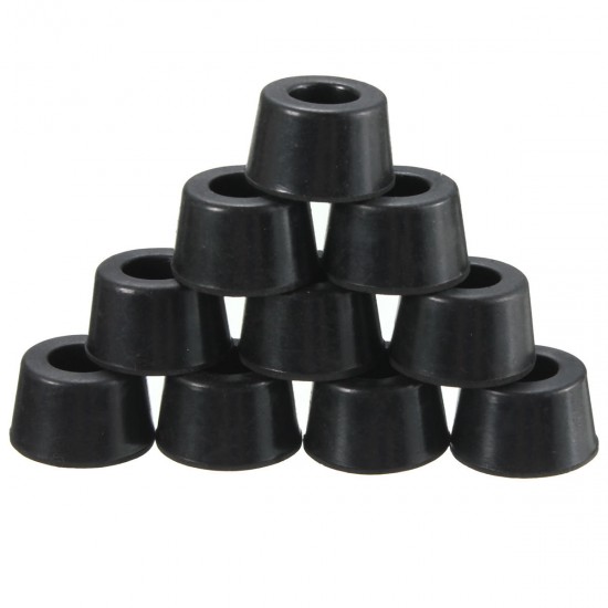 10pcs 16x13x10mm Rubber Chair Ferrule  Anti Scratch Floor Table Feet Leg Protector