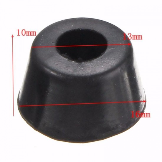 10pcs 16x13x10mm Rubber Chair Ferrule  Anti Scratch Floor Table Feet Leg Protector