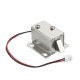 12V DC 0.43A Cabinet Drawer Electric Door Lock Assembly Solenoid Lock 27x29x18mm