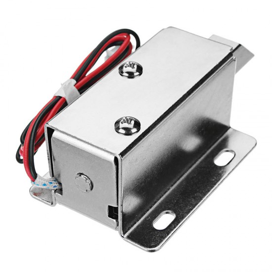 12V DC Electric Lock Assembly Solenoid Long Locking Tongue Cabinet Drawer Door Lock