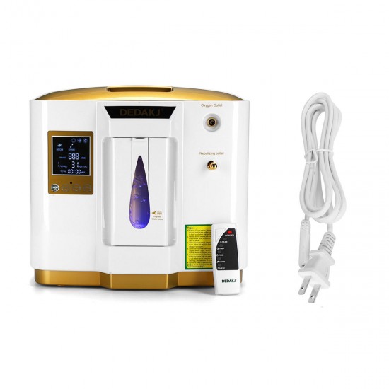 1-6L/Min Dual Oxygen Concentrator Machine Air PurifIer Generator Nebulizer Home Oxygen Machine