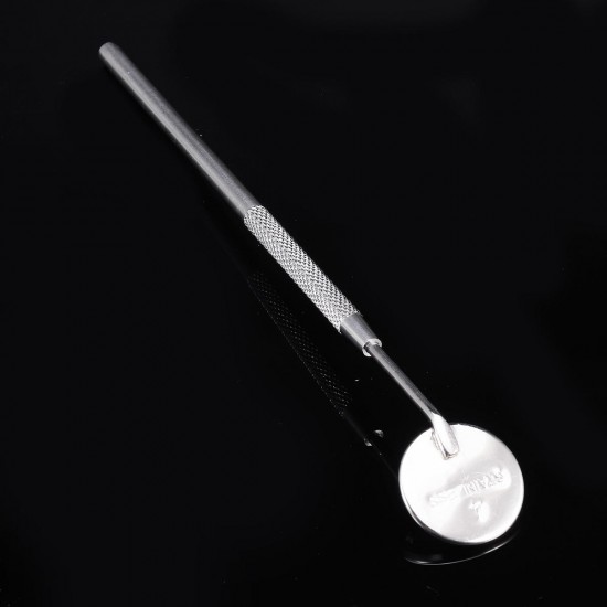 10Pcs Dental Mouth Mirror With Handle Dental Instrument Stainless Steel 16cm Dental Tools