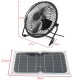 10W USB Solar Panel Powered Mini Fan Waterproof Portable Ventilation Hot Summer Cooling Fan
