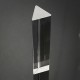 15cm Optical Glass Crystal Triple Triangular Prism Photography Physics Teaching Light Spectrum