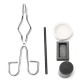 Torch Melting Kit Gold & Silver Crucible Tong Rod Graphite Stirring Ingot Mold Set Torch Melting Kit Gold & Silver Crucible Tong Rod Graphite Stirring Ingot Mold Set