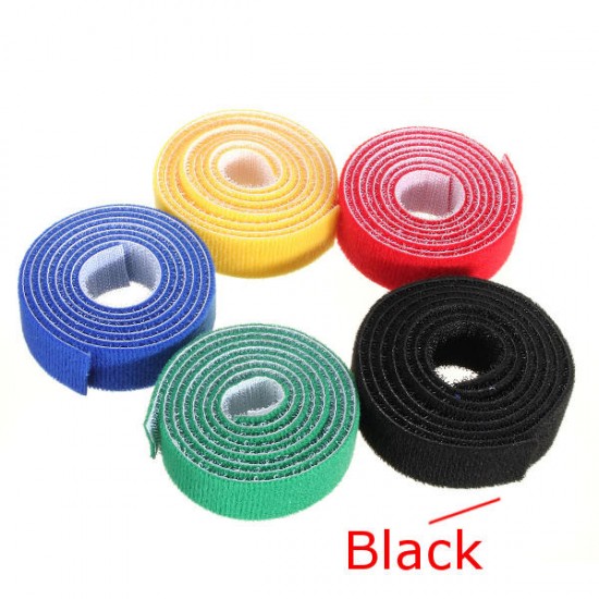 100CM Self-Gripping Back To Back Hook Loop Fastener Strap for Cable Tie