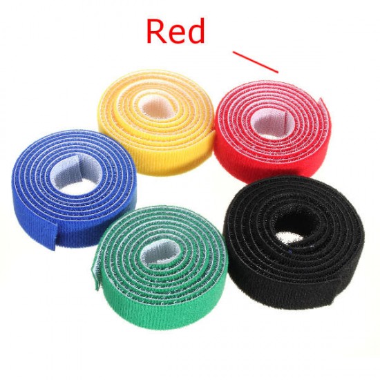 100CM Self-Gripping Back To Back Hook Loop Fastener Strap for Cable Tie