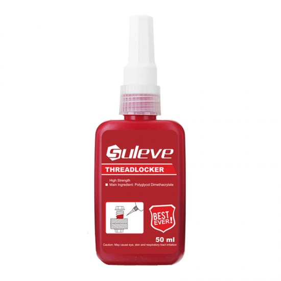 Suleve™ 50mL Threadlocker Screw Lock Glue M24~M36 Permanent Locking High Strength Anaerobic Adhesive Suleve™ 50mL Threadlocker Screw Lock Glue M24~M36 Permanent Locking High Strength Anaerobic Adhesive