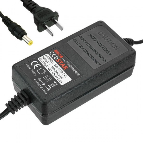 AC 100-240V to DC 12V 2.5A Power Supply Adapter for EleksMaker Laser Module AC 100-240V to DC 12V 2.5A Power Supply Adapter for EleksMaker Laser Module
